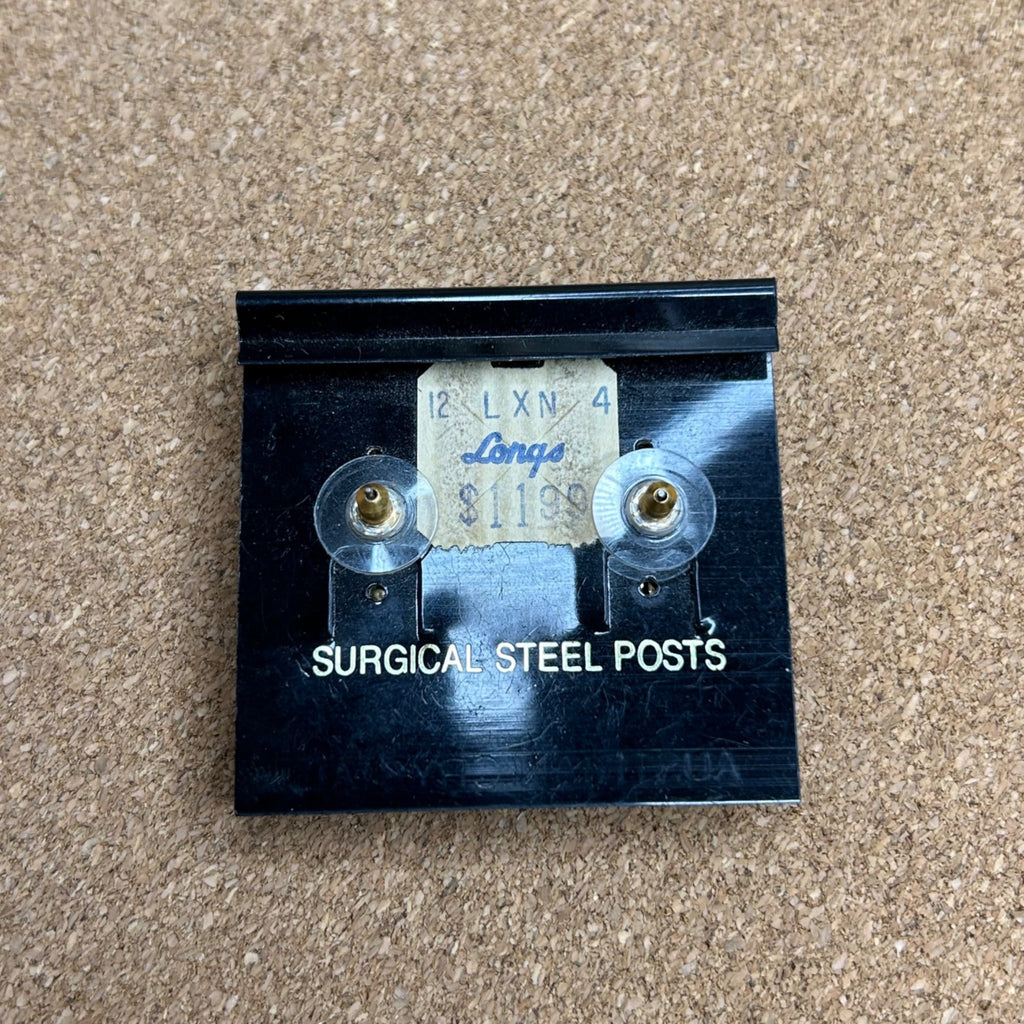 J-420 Trista Austrian Crystal Gold-Tone Floral Stud Earrings