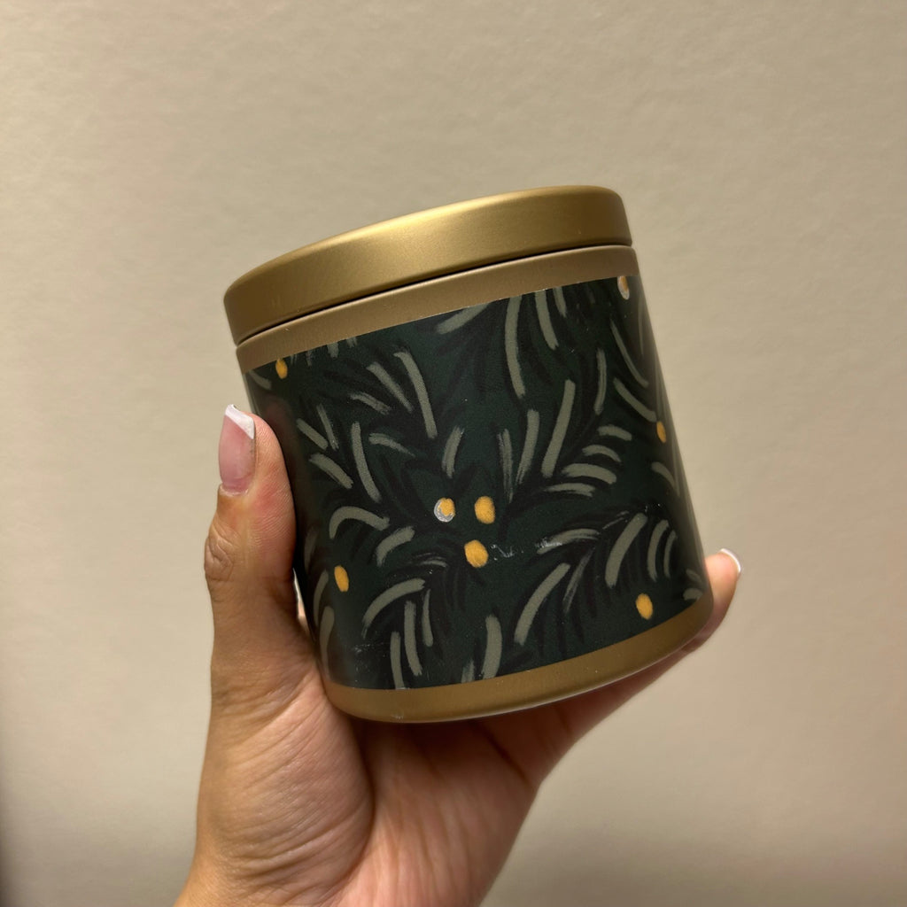 Pacha Soap Co. Balsam & Pine Candle 10 Oz With Cedarwood & Spruce Wax Blend