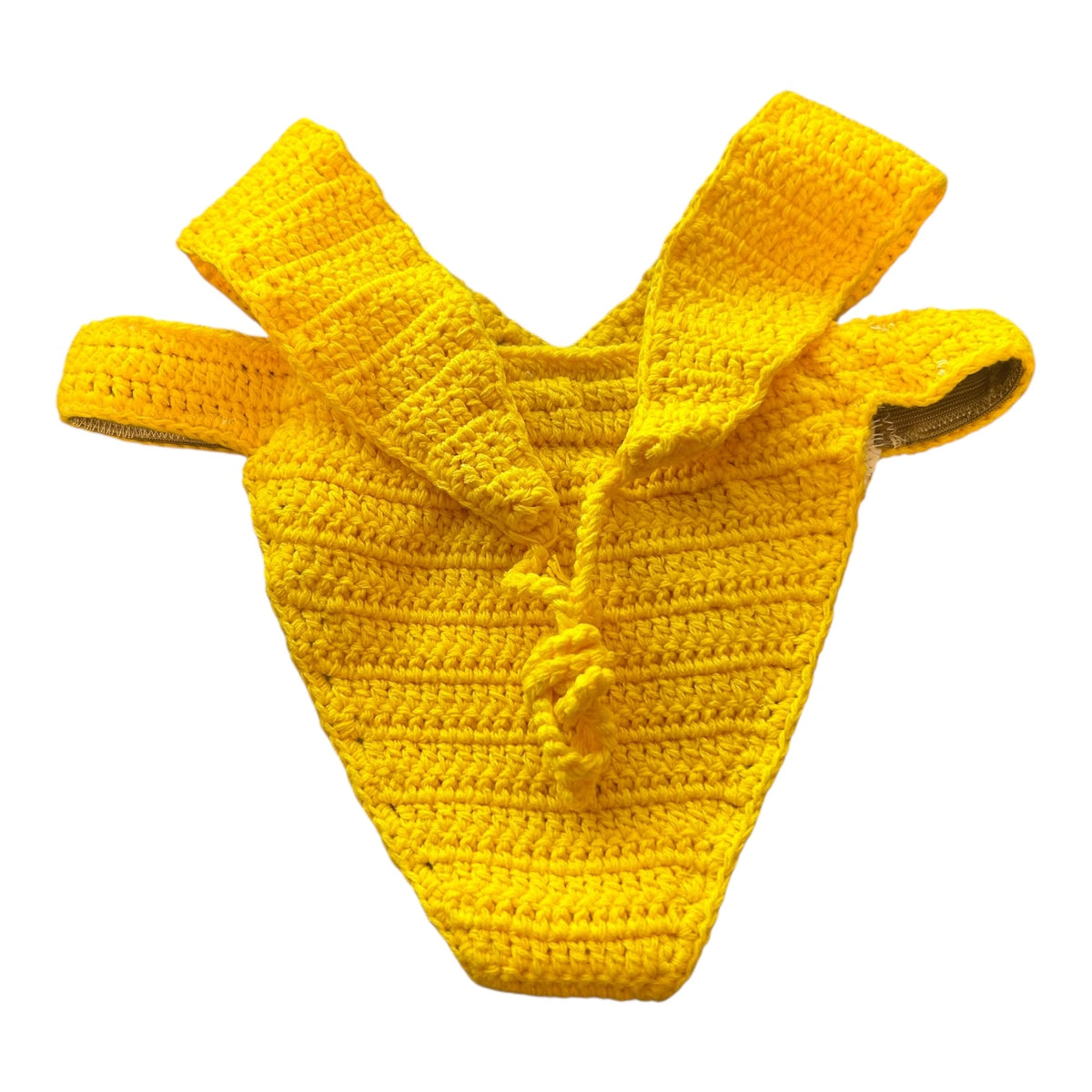 Yellow Body Wrap Crochet Bikini Bottom by Nikita Naomi