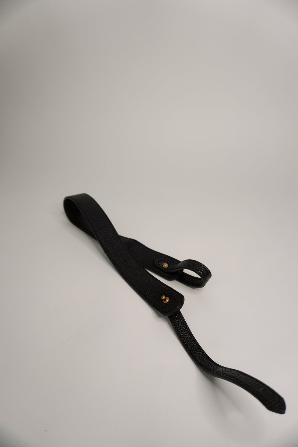 Black Vegan Leather Strap