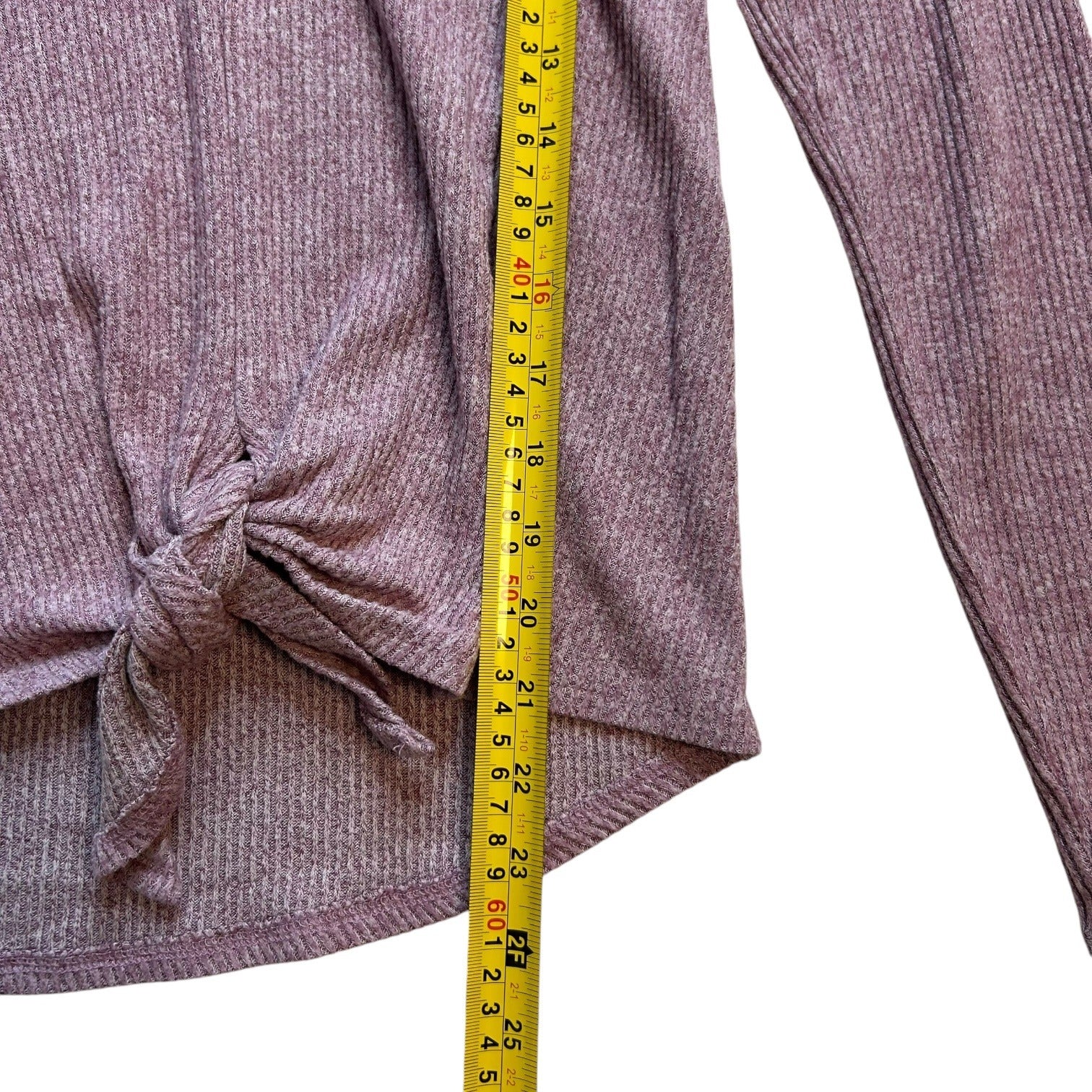 Saturday Sunday by Anthropologie Women's Size XS Purple V-Neck Ribbed Knit Top
