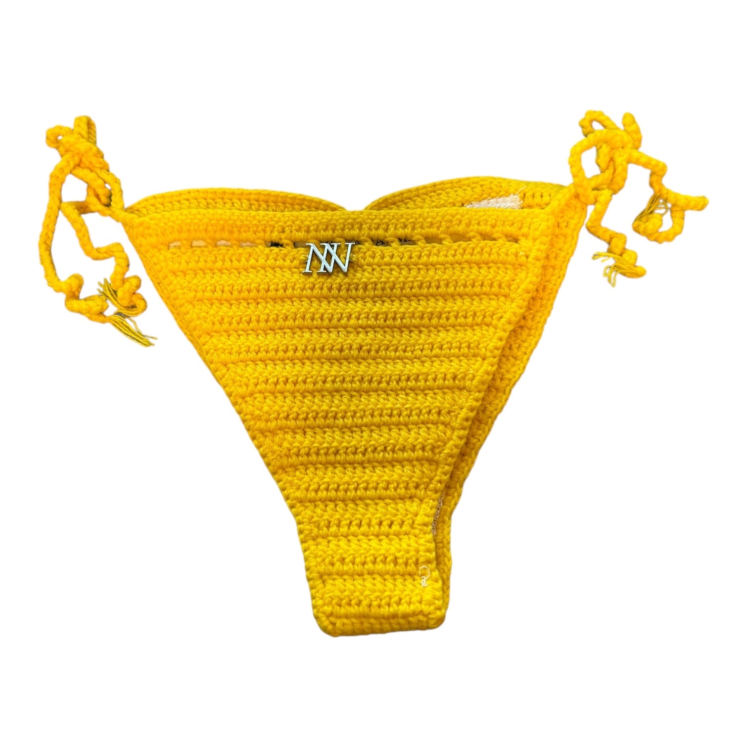 Yellow Nova Crochet Bikini Bottom by Nikita Naomi