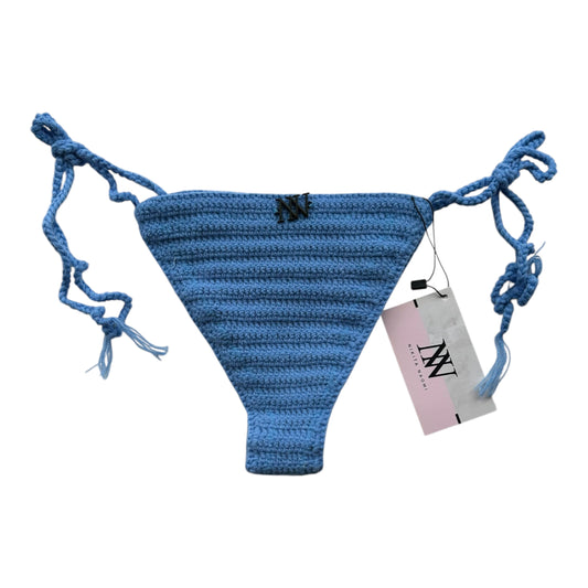 Blue Classic Crochet Bikini Bottom by Nikita Naomi