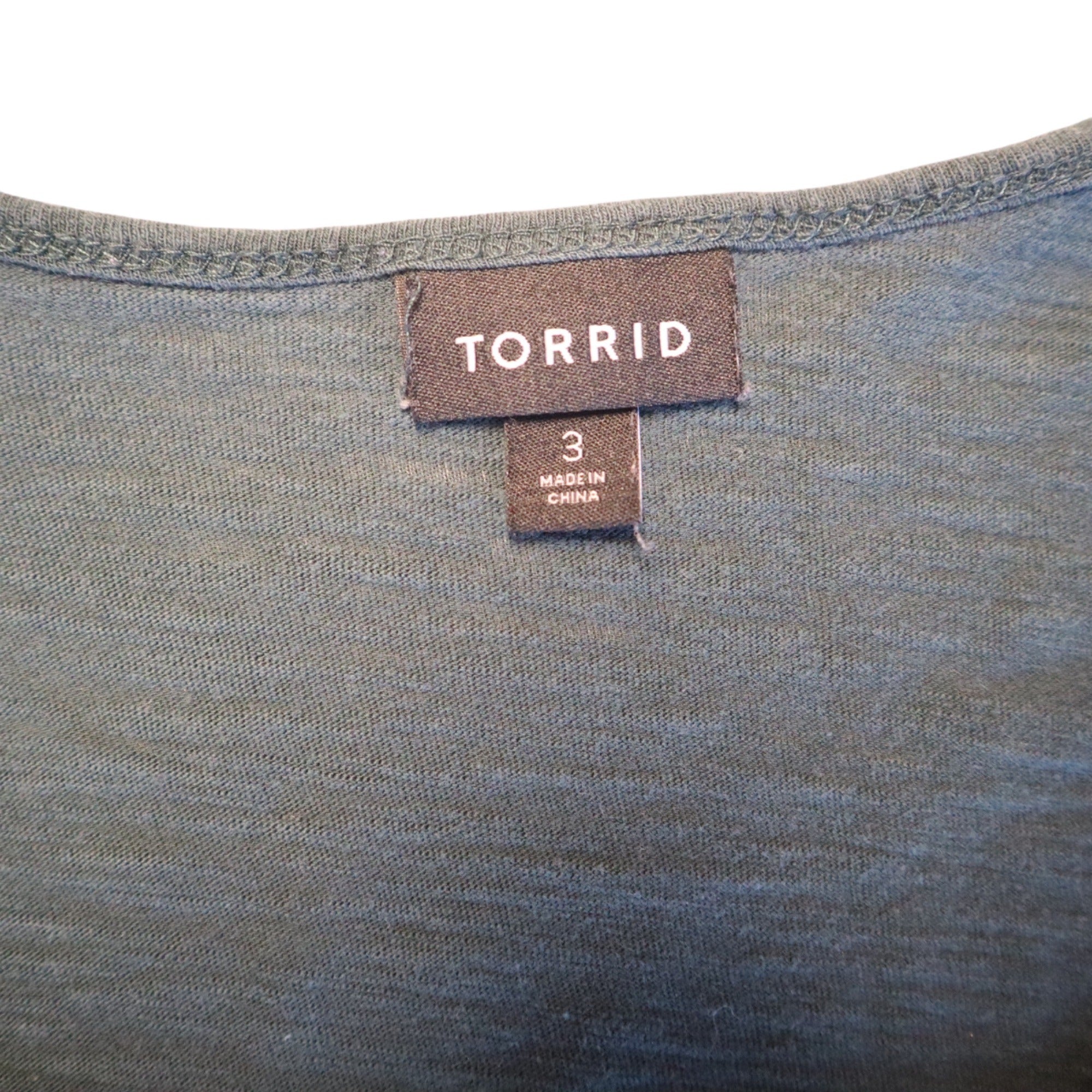 Cant Adult Today Graphic Tee By Torrid Size 3 Green With White Text