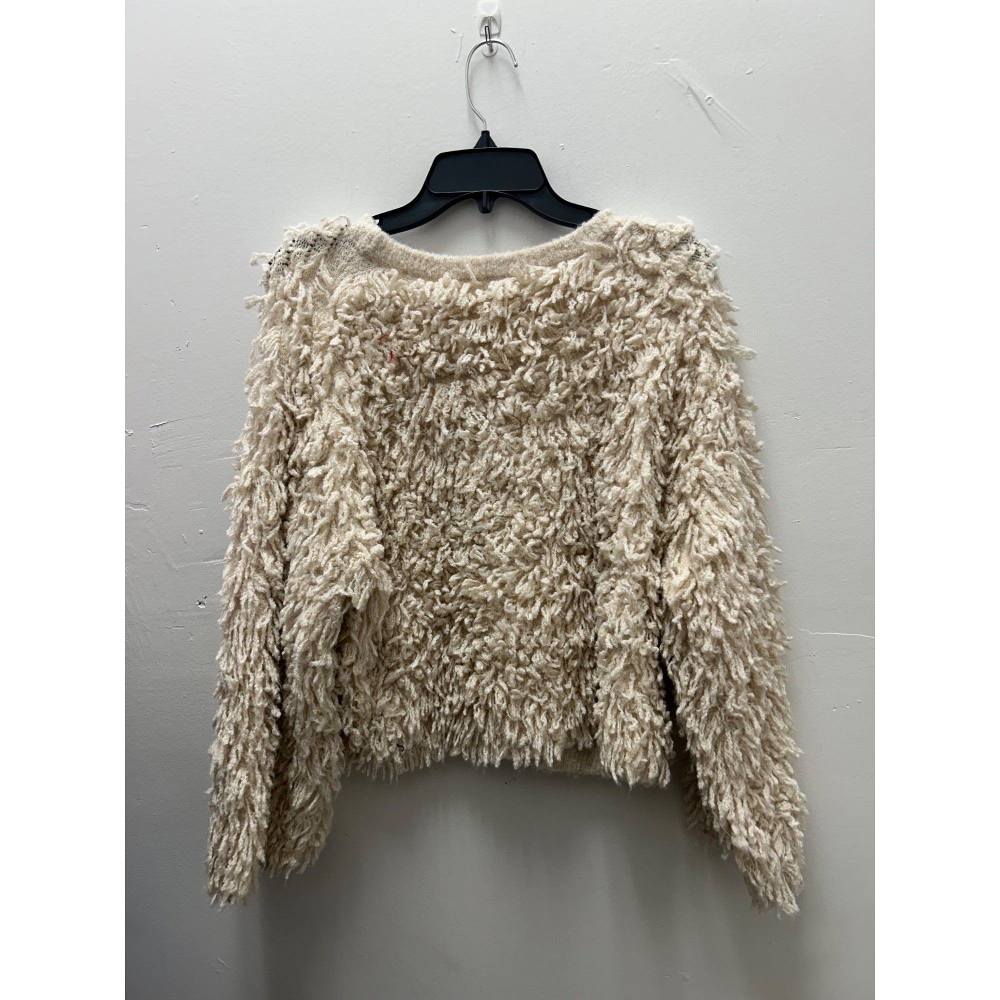 K-207 Woolrich X Target Loopy Yarn Crewneck Pullover Sweater Cream Size Medium