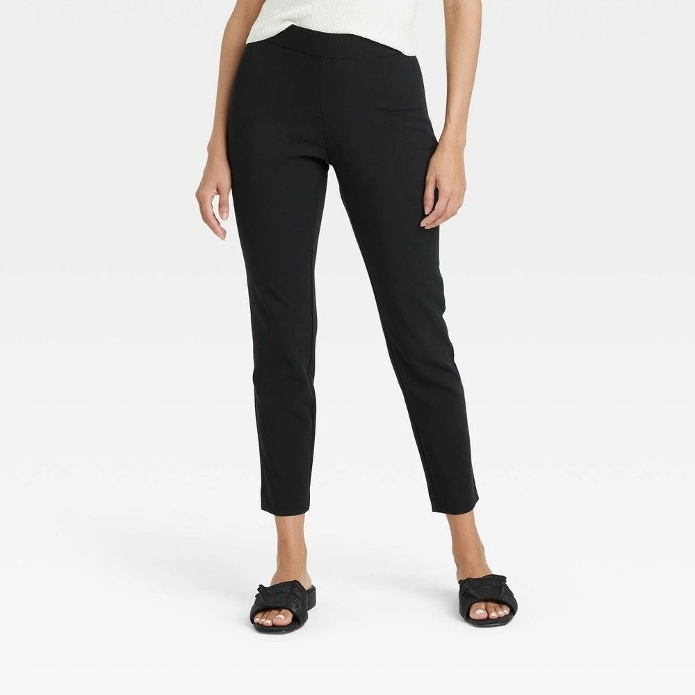 K-222 A New Day High-Rise Stretch Skinny Pants Black Size 4R