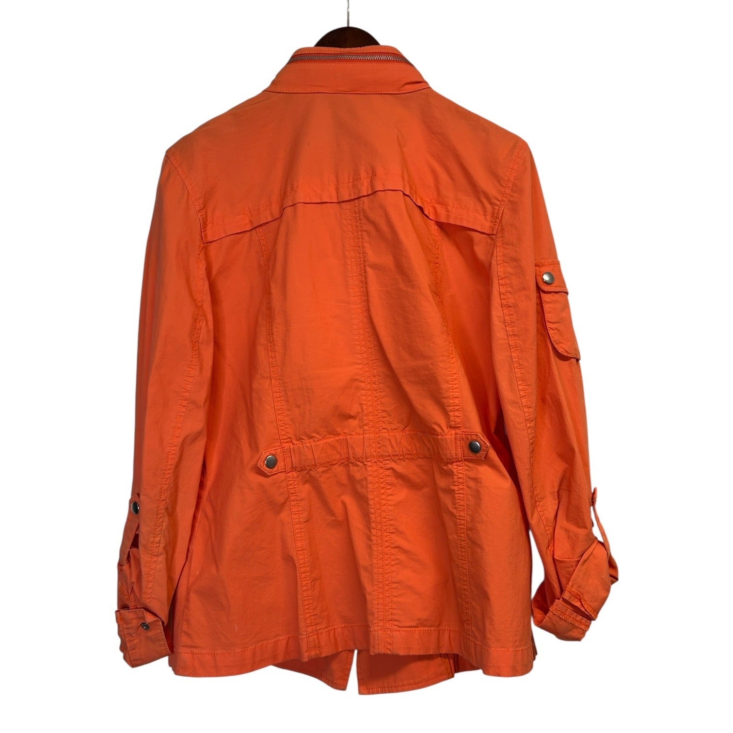 TG-17 Inc International Concepts Orange Cotton Stretch Utility Jacket & Pants Set Size Large