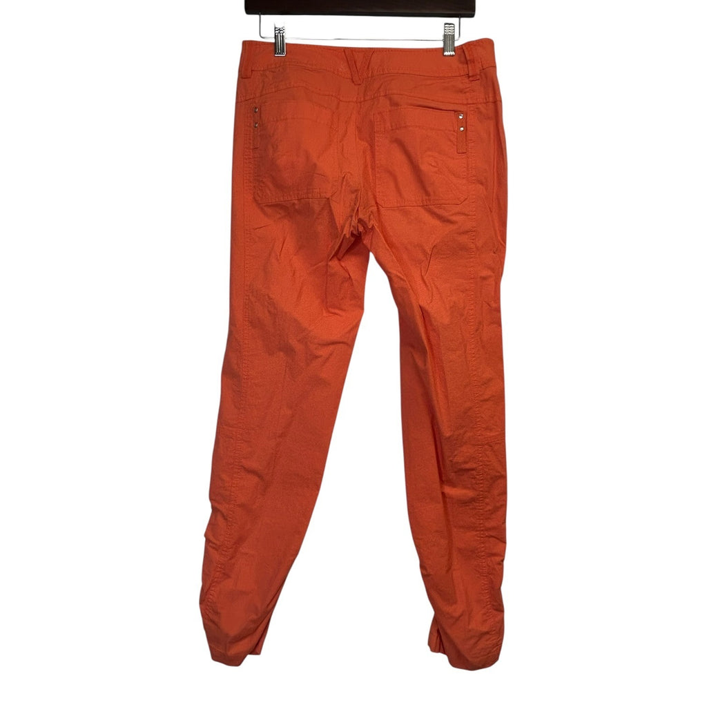 TG-17 Inc International Concepts Orange Cotton Stretch Utility Jacket & Pants Set Size Large