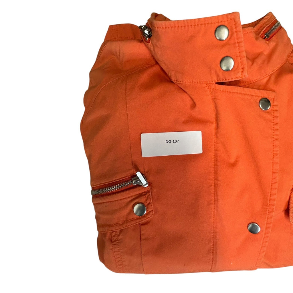 TG-17 Inc International Concepts Orange Cotton Stretch Utility Jacket & Pants Set Size Large