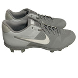 Nike Men’s Size 9.5 Alpha Huarache Varsity Low Cleats in Gray