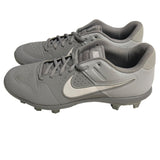 Nike Men’s Size 9.5 Alpha Huarache Varsity Low Cleats in Gray