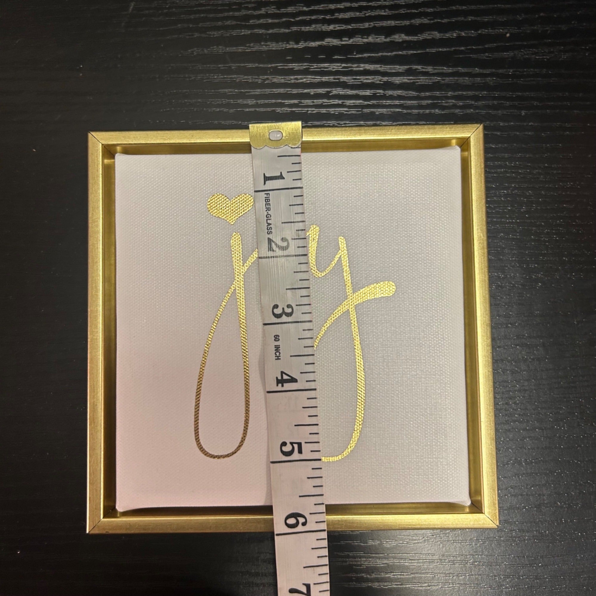 Gold Joy Wall Art With Heart Design In Opalhouse Frame
