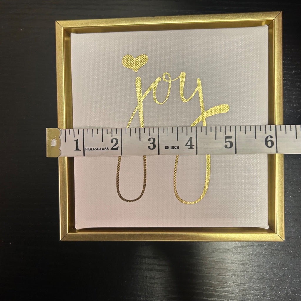 Gold Joy Wall Art With Heart Design In Opalhouse Frame