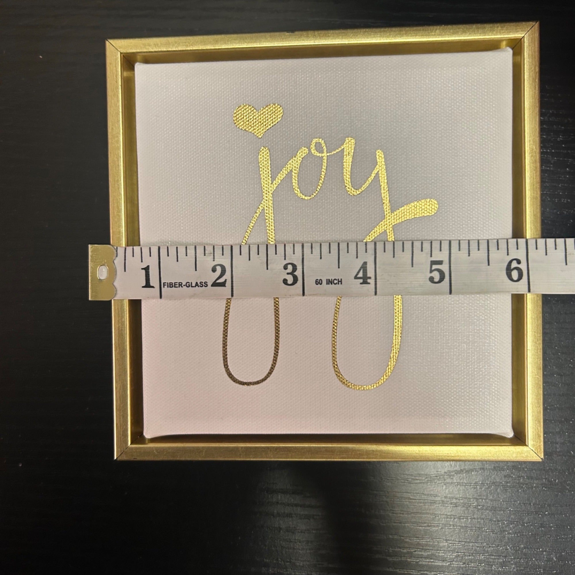 Gold Joy Wall Art With Heart Design In Opalhouse Frame