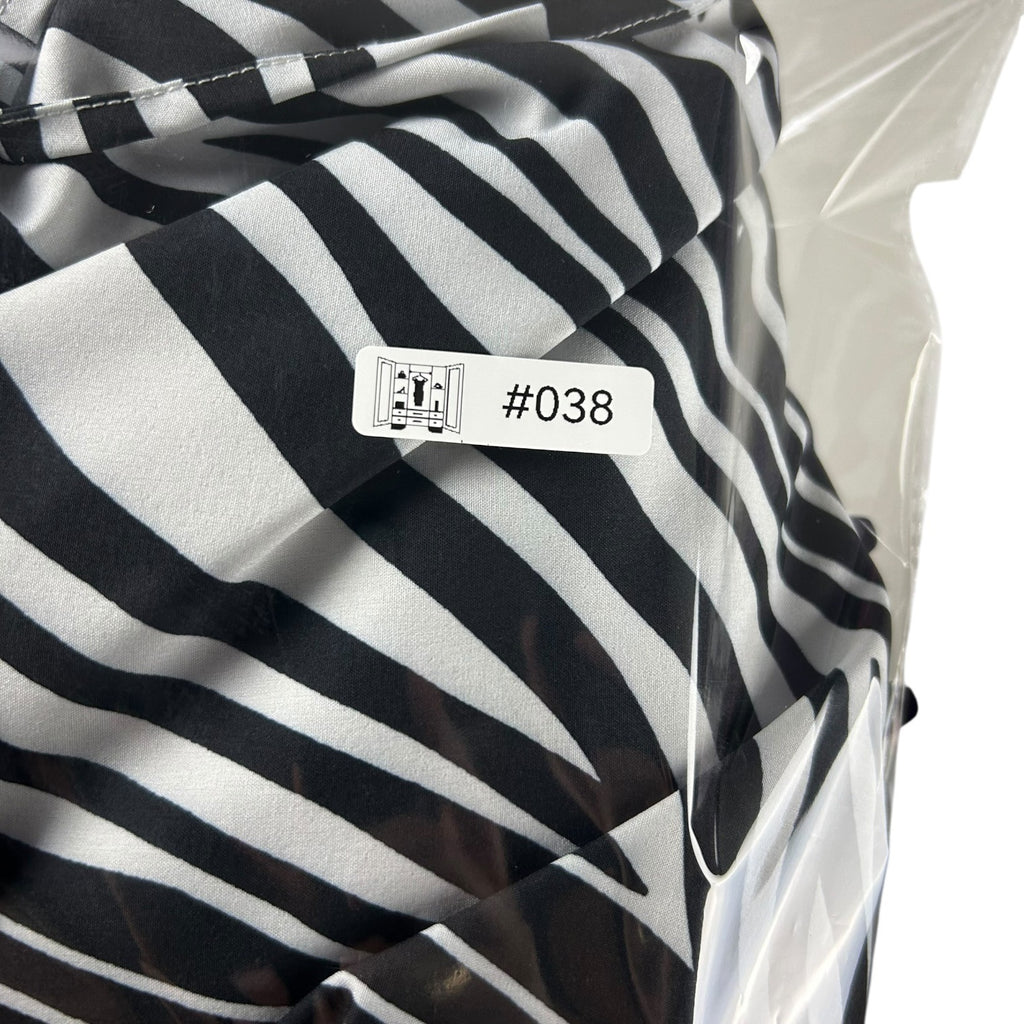 Fashion Nova Zebra Print Maxi Dress Wrap Style Adjustable Straps Flowy Hem Size XS