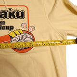 Naruto Shippuden Ichiraku Ramen Noodle Soup Anime Hoodie XL Yellow