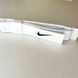 Nike White Web Belt With Bottle Opener Buckle, NEW