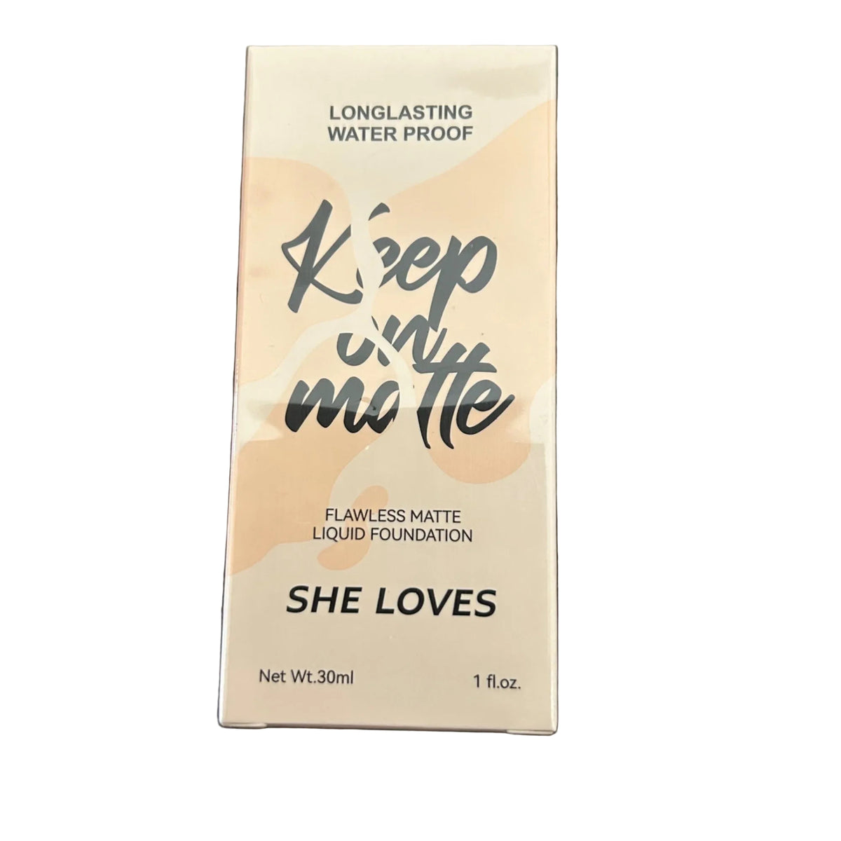 Keep On Matte Longlasting Waterproof Flawless Matte Liquid Foundation She Loves