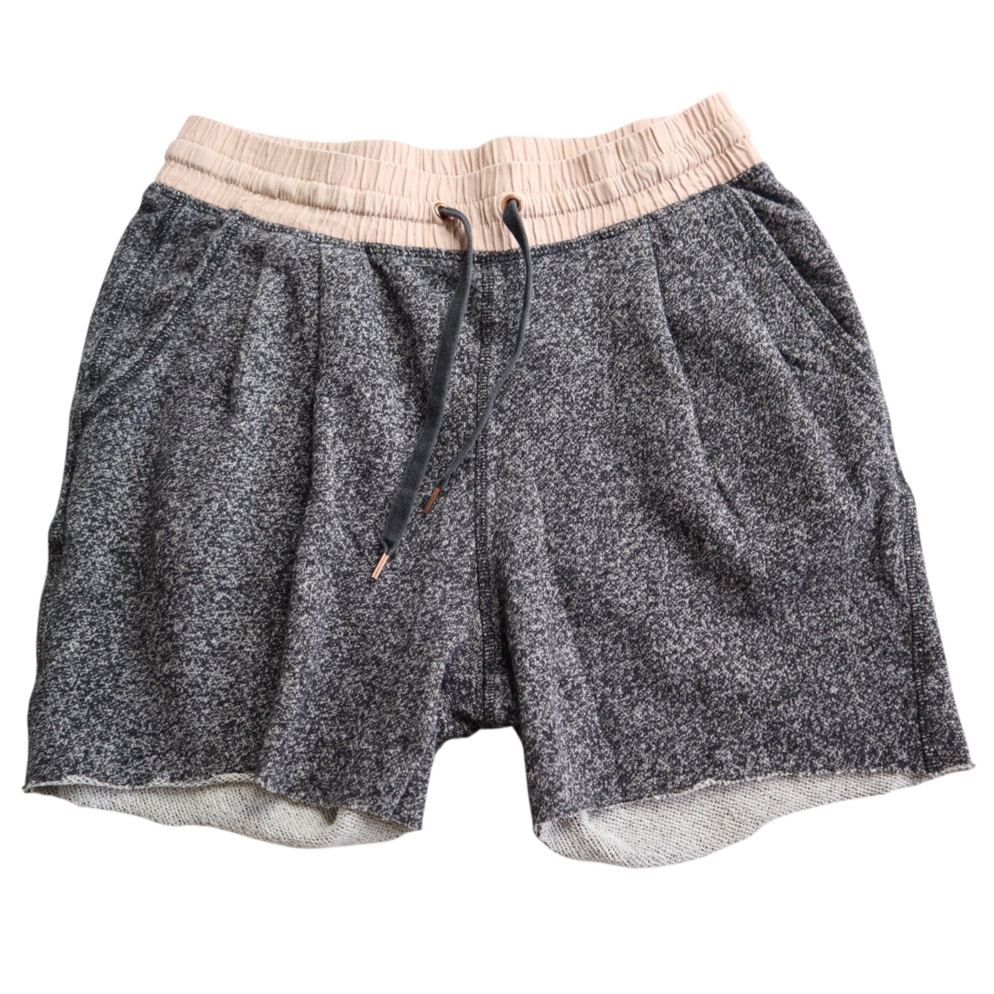 H&M Gray Relaxed Fit Shorts with Drawstring Women's Size Small