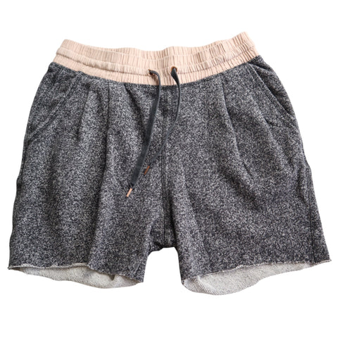 H&M Gray Relaxed Fit Shorts with Drawstring Women's Size Small