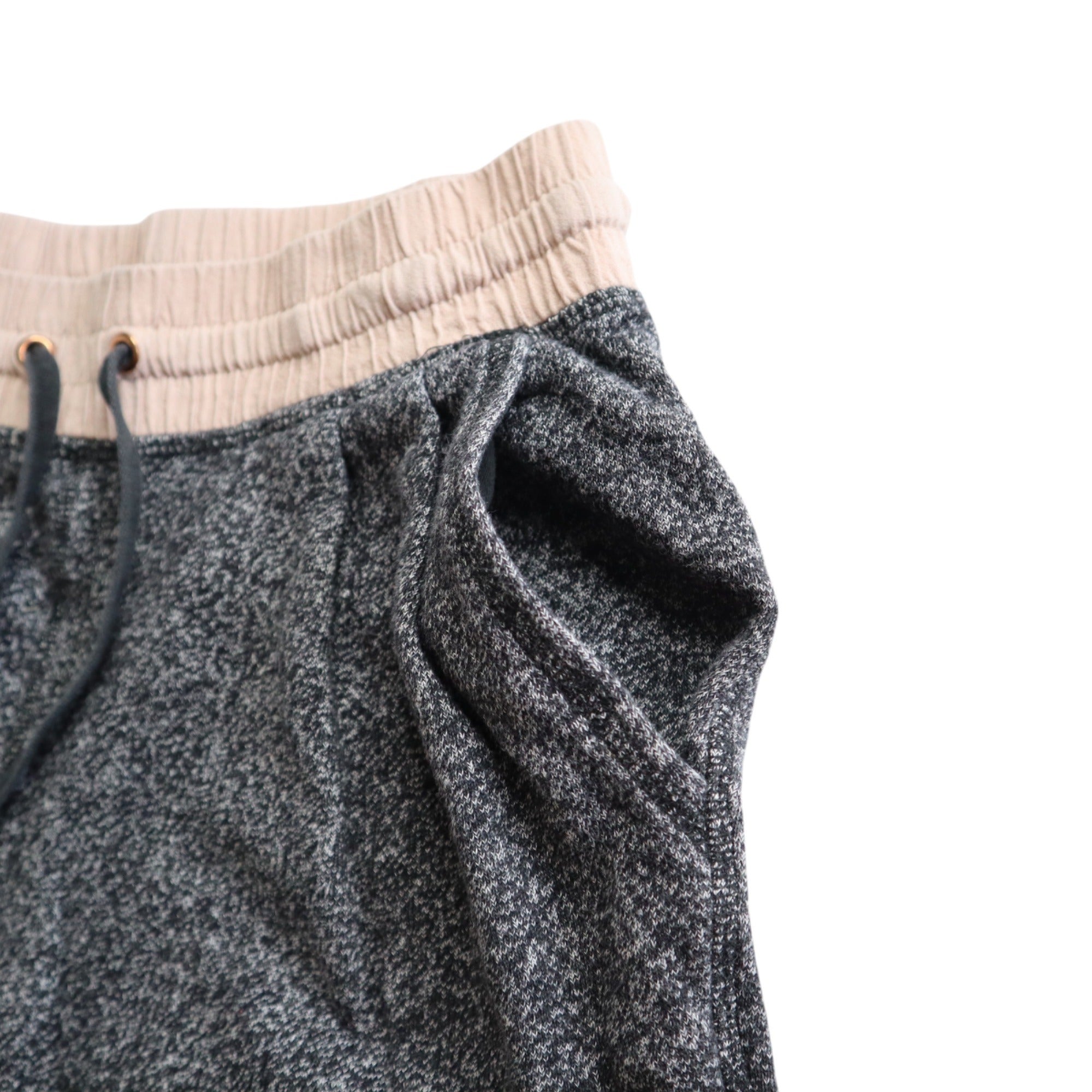 H&M Gray Relaxed Fit Shorts with Drawstring Women's Size Small