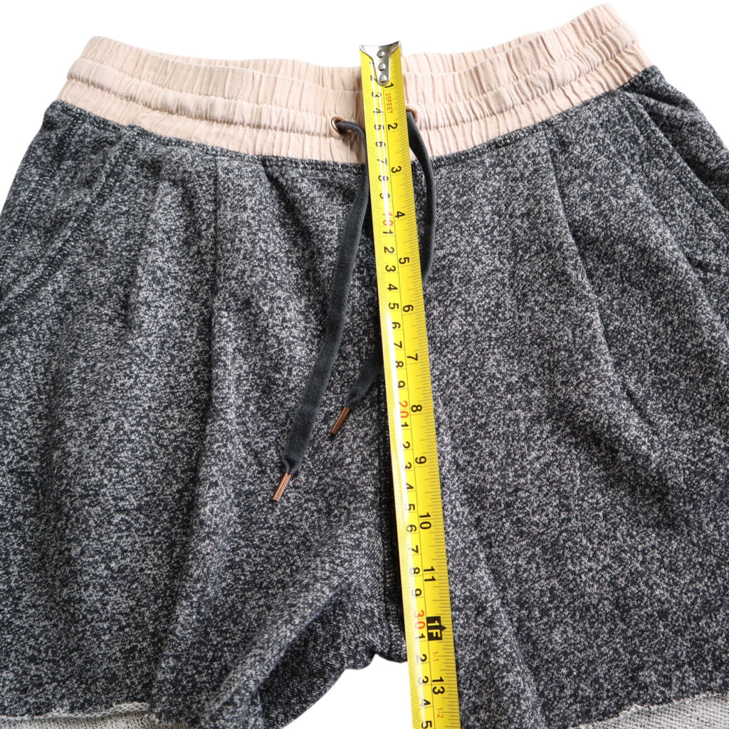 H&M Gray Relaxed Fit Shorts with Drawstring Women's Size Small