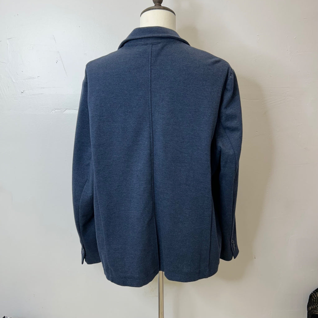 K-115 Goodfellow & Co Men's Comfort Wear Knit Blazer Fighter Pilot Blue Size XXL