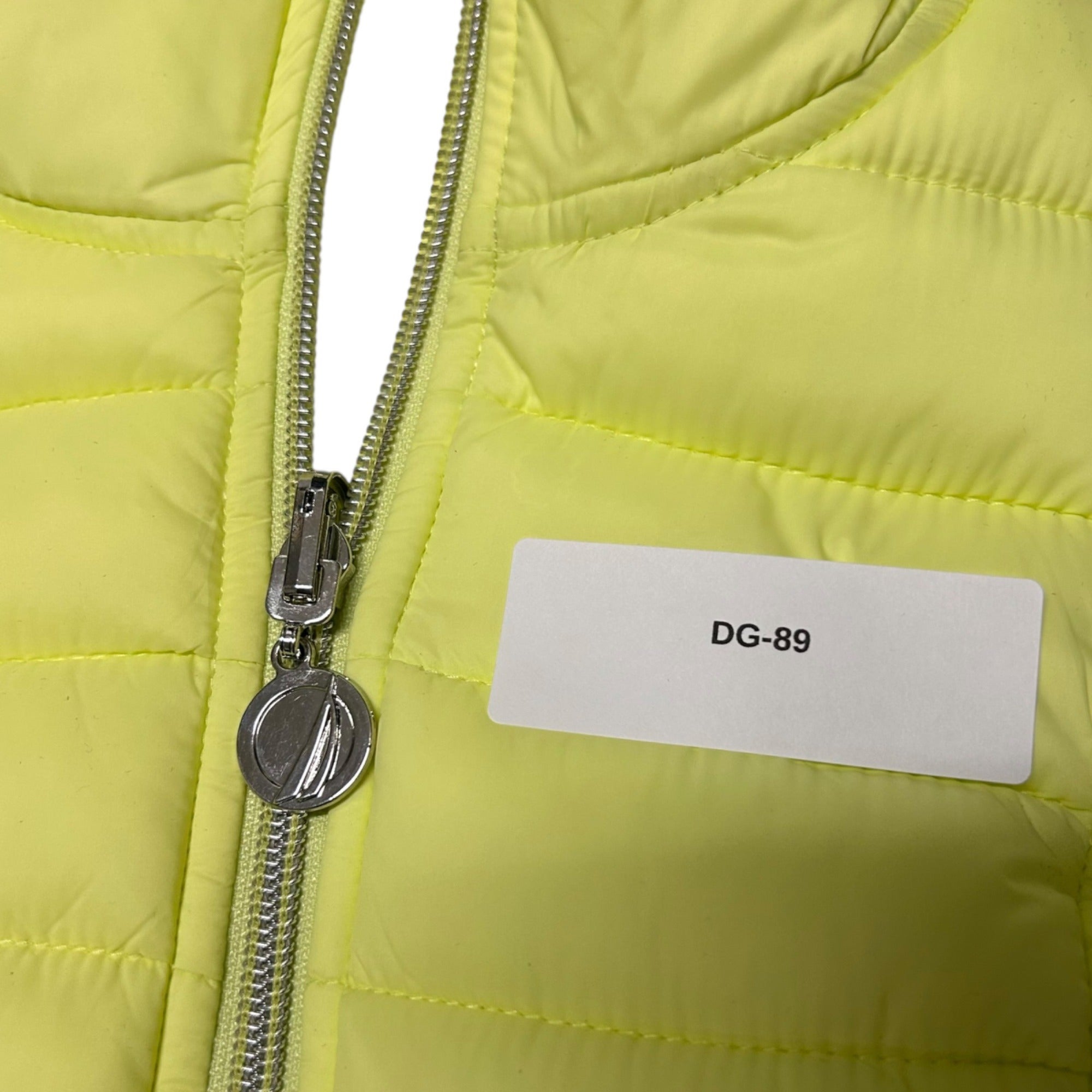 TG-8 Nautica Size Small Packable Lightweight Reversible Lime Green Puffer Vest