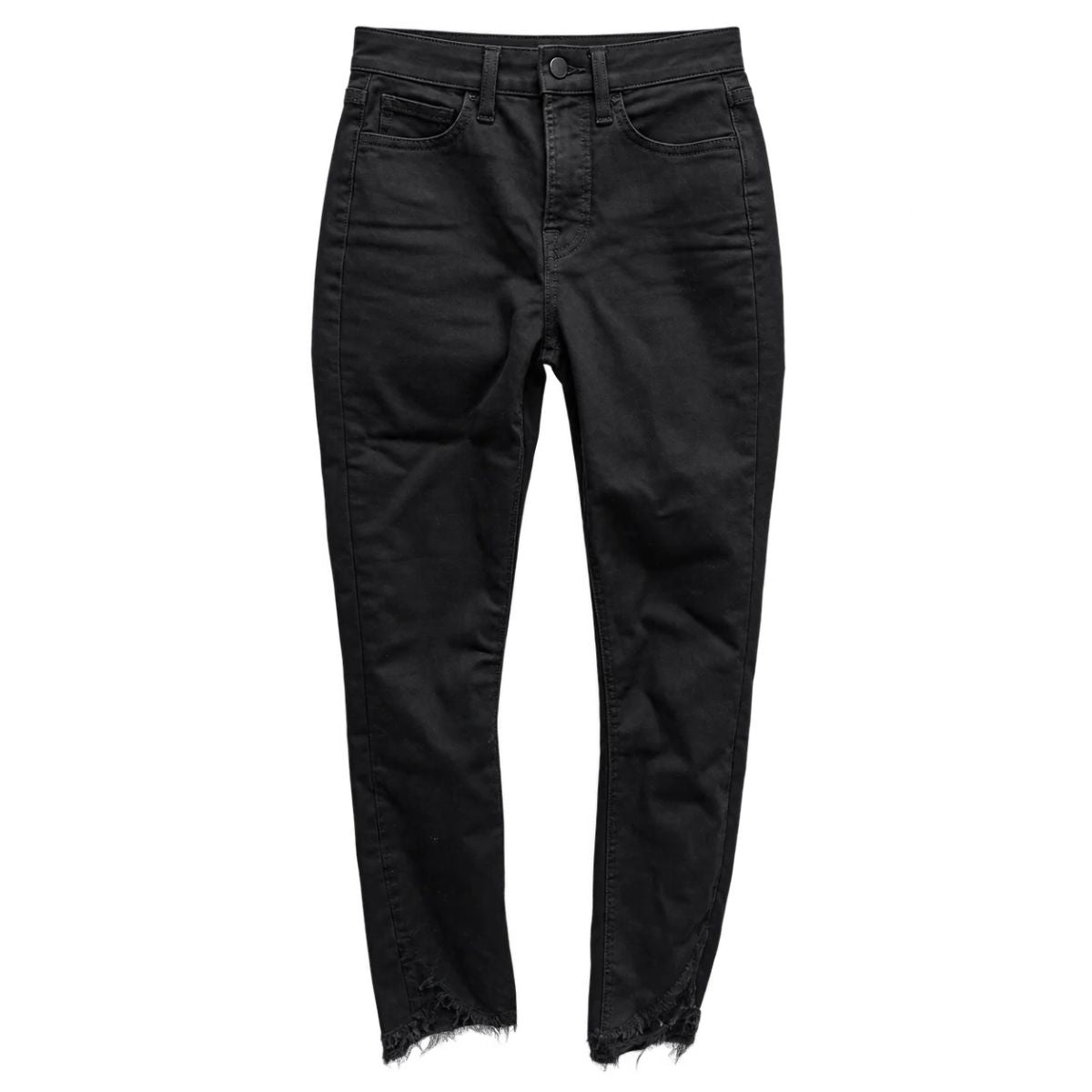 Jen 7 by 7 For All Mankind Black High-Rise Skinny Jeans