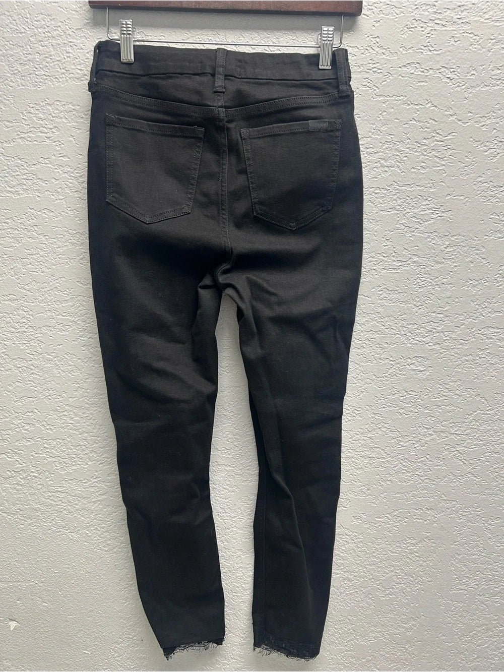 Jen 7 by 7 For All Mankind Black High-Rise Skinny Jeans