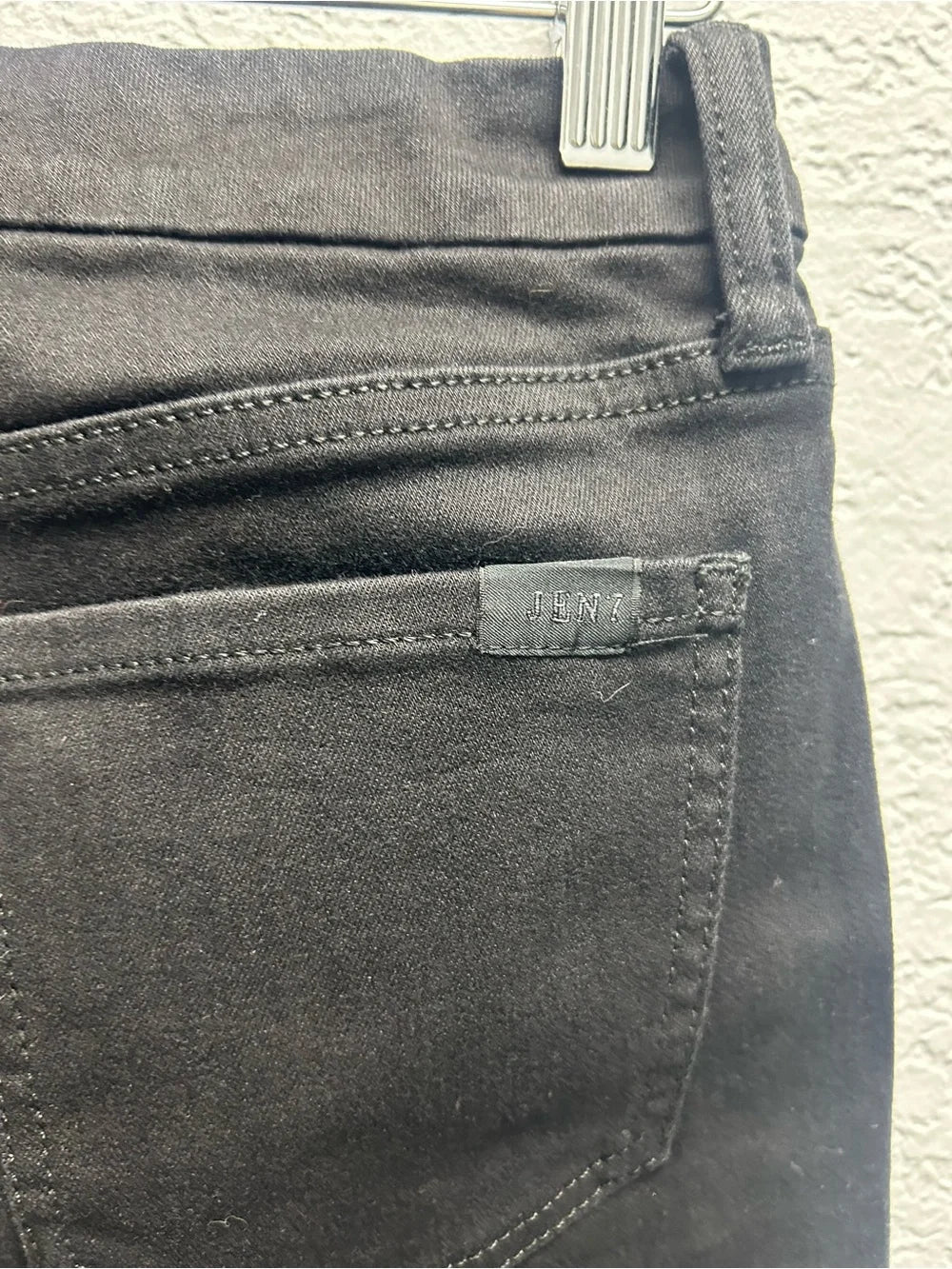 Jen 7 by 7 For All Mankind Black High-Rise Skinny Jeans