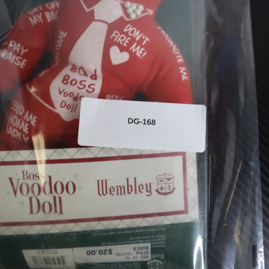 DG-168 Boss Voodoo Doll By Wembley In Original Packaging