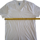 Lucky Brand White V-Neck Short Sleeves T-Shirt Men’s Size Small