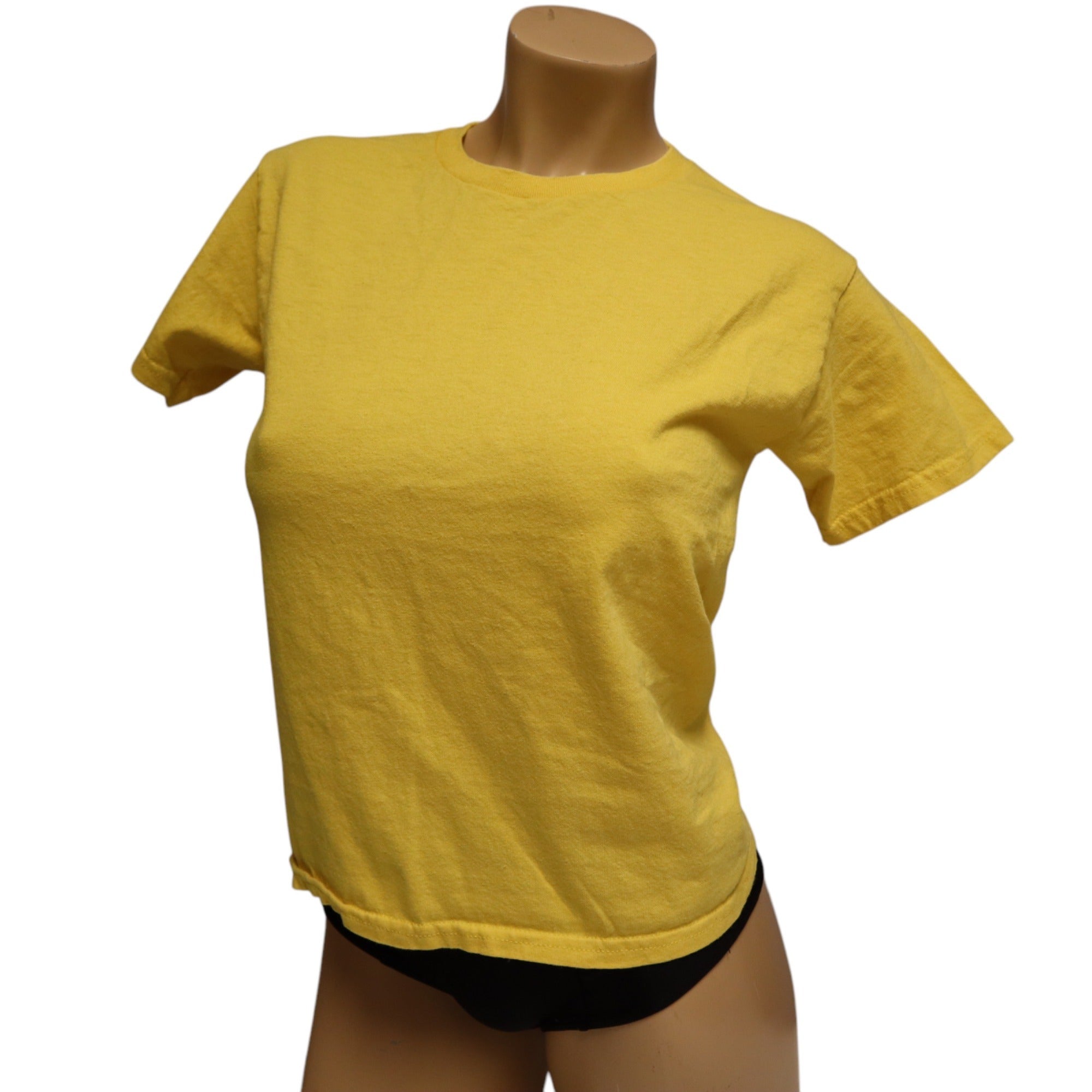 Gildan Heavy Cotton Youth T-Shirt Yellow Size Medium