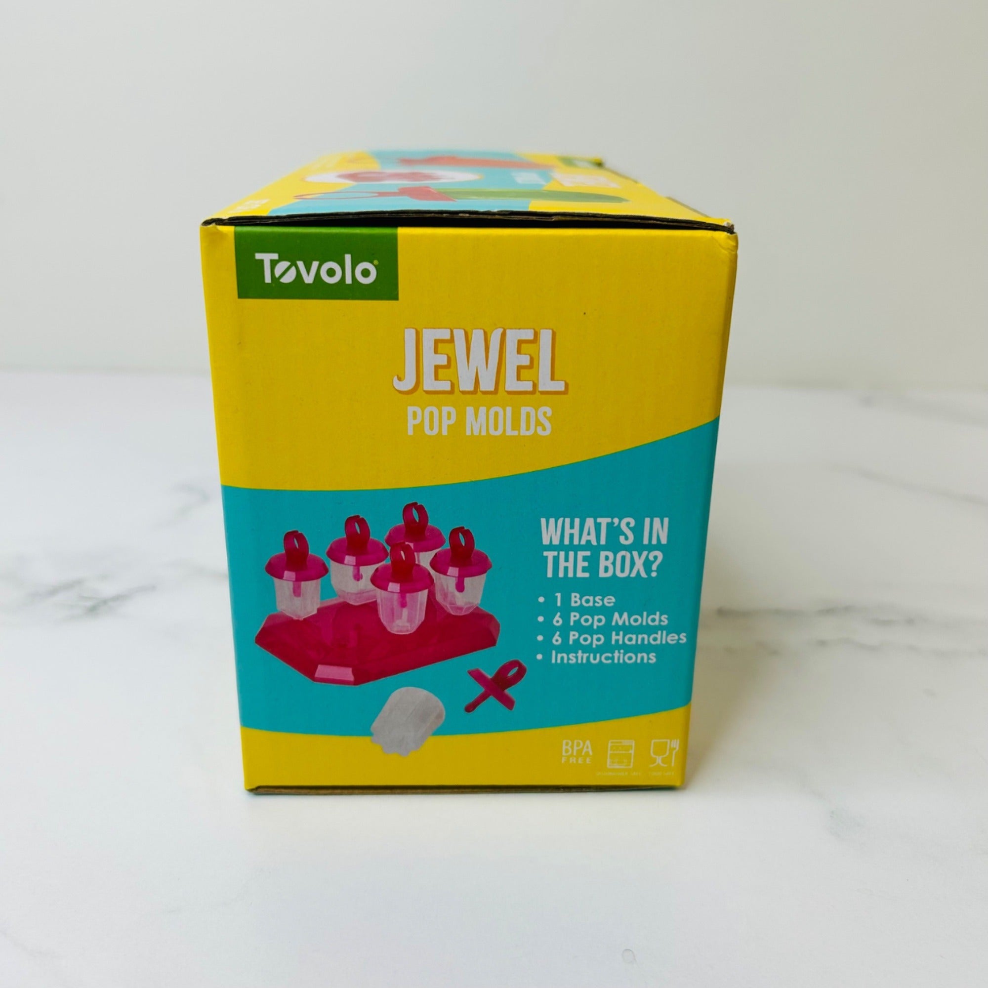 Tovolo Jewel Pop Molds 6 CT