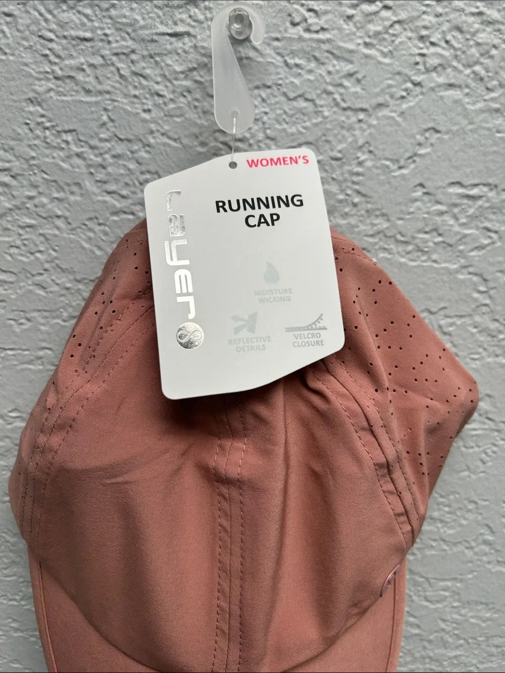 Layer 8 Women’s Running Cap - Blush Pink