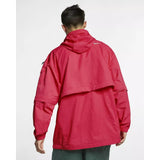 Nike NSW X Quest Anorak Red Orange Windbreaker Jacket w/ Hoodie Unisex Size XXS