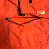 Nike NSW X Quest Anorak Red Orange Windbreaker Jacket w/ Hoodie Unisex Size XXS