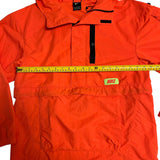 Nike NSW X Quest Anorak Red Orange Windbreaker Jacket w/ Hoodie Unisex Size XXS