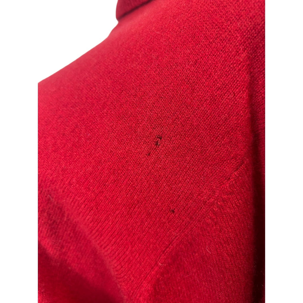 TG-29 Michael Kors Womens Red Turtleneck Sweater Size Medium