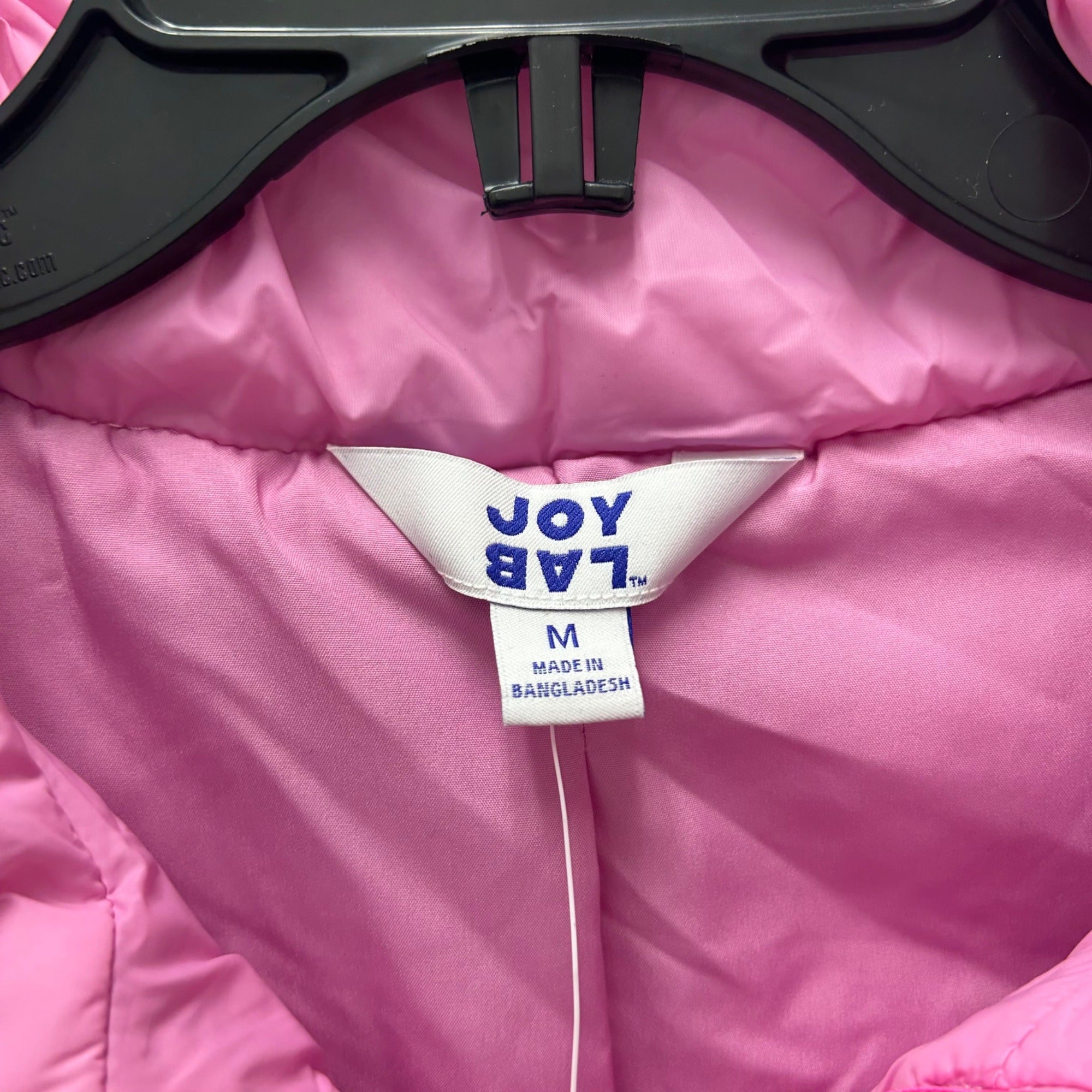 K-177 JoyLab Women's Medium Oversized Quilted Puffer Jacket - Pink