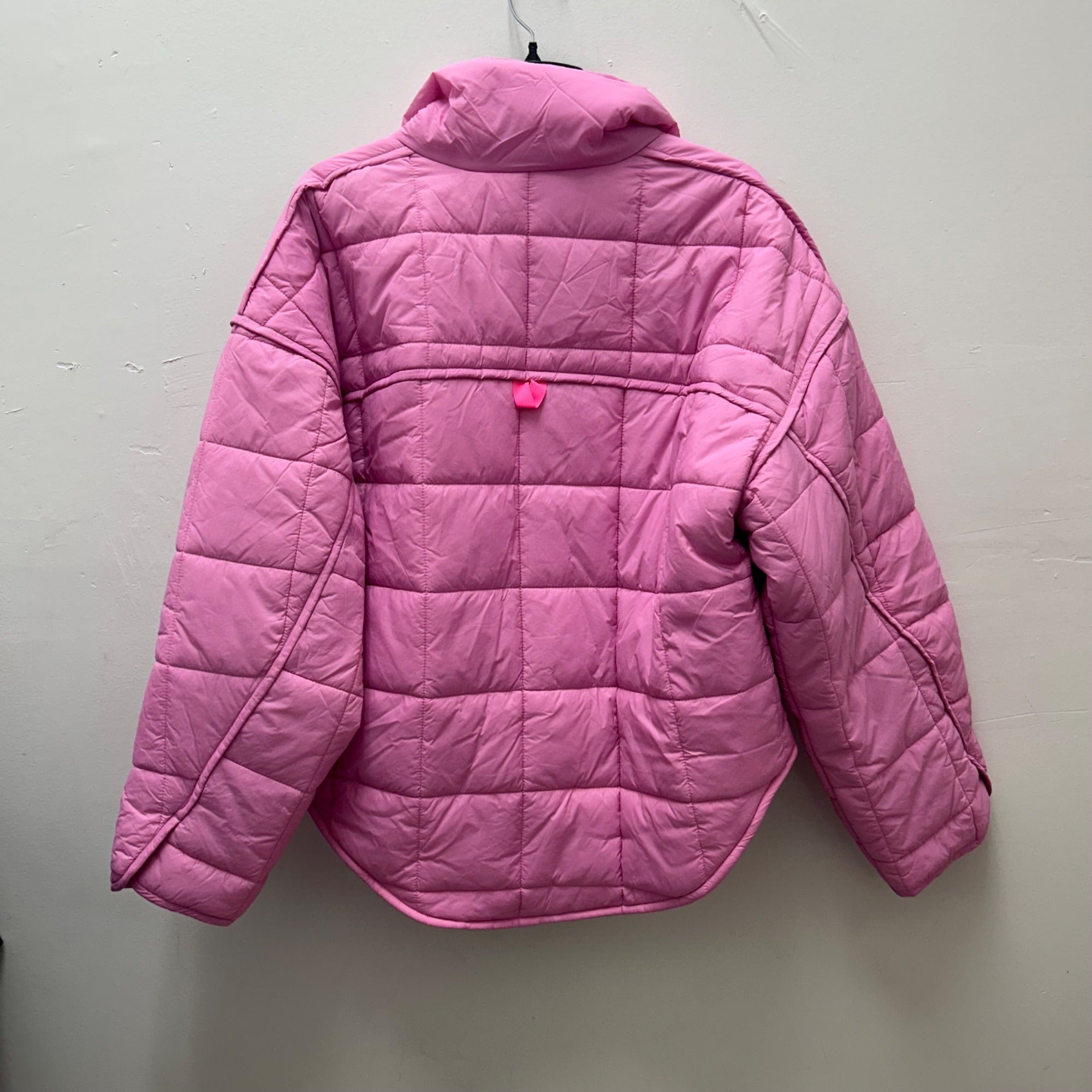 K-177 JoyLab Women's Medium Oversized Quilted Puffer Jacket - Pink