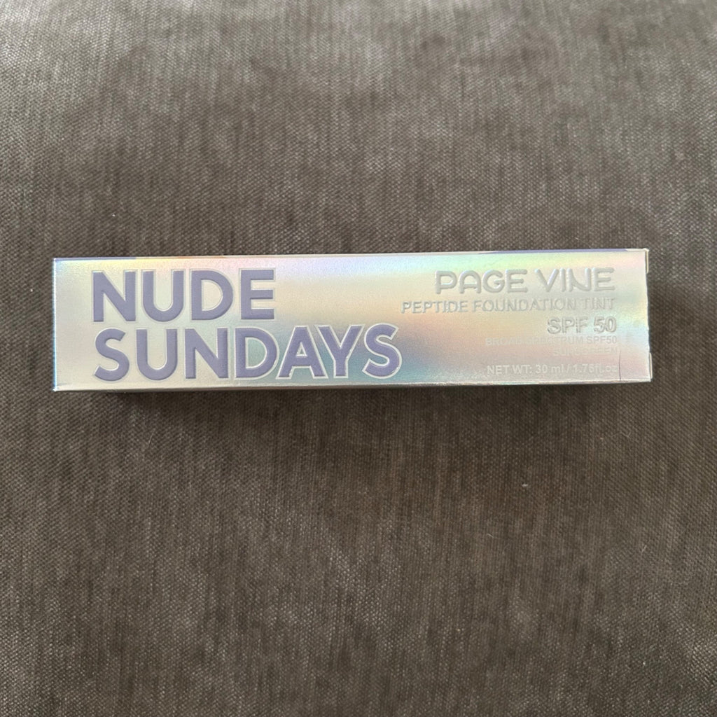 Nude Sundays Page Vine Peptide Foundation Tint SPF 50 30ml