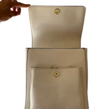 BCBGeneration "Quincy" Backpack Ivory Shoulder Bag