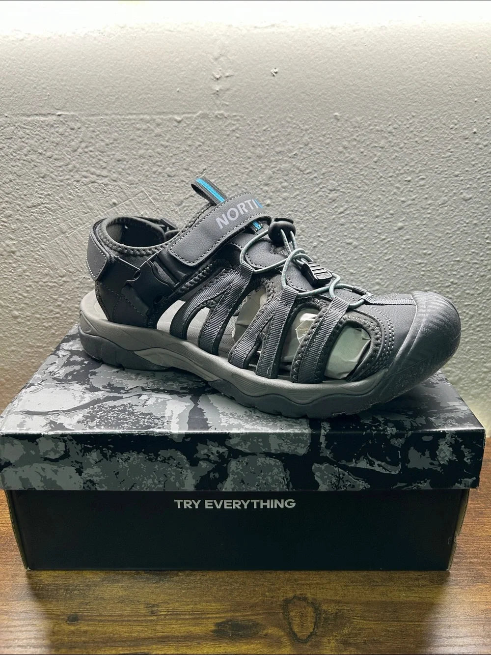 Northside Gray Closed-Toe Outdoor Sandal