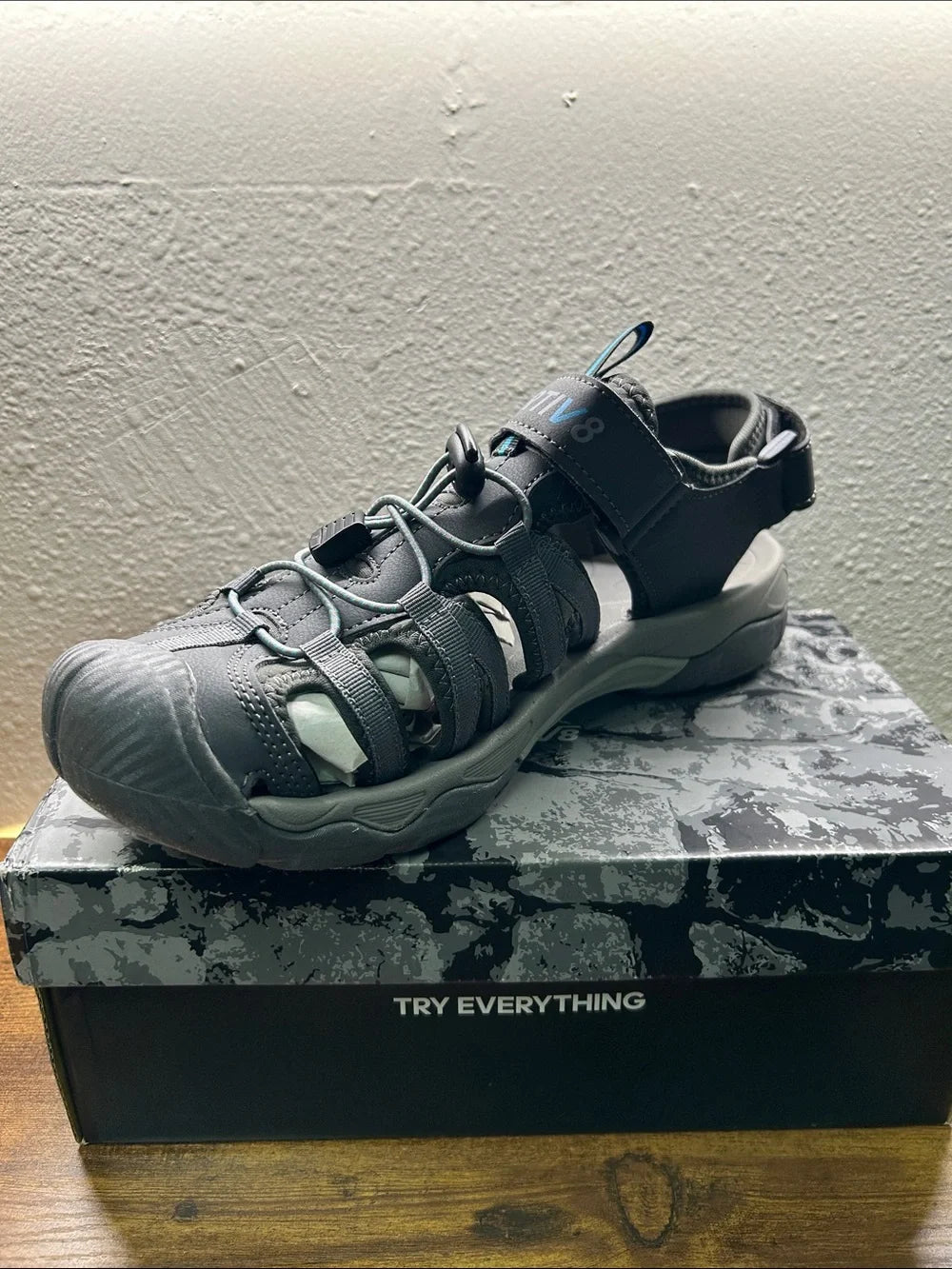 Northside Gray Closed-Toe Outdoor Sandal