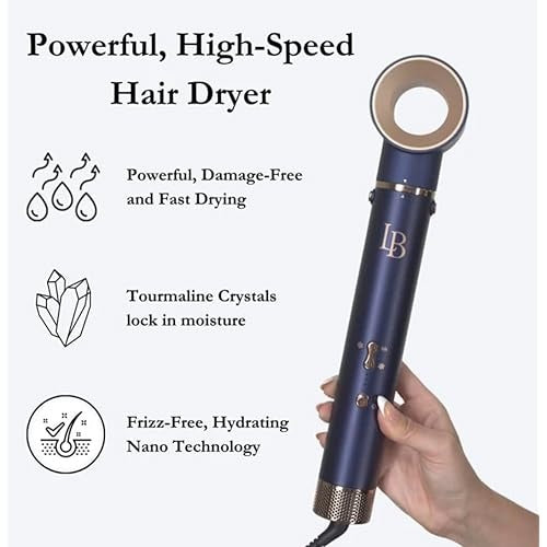 L'Brise Paris High-Speed Hair Dryer With Coanda Air Attachments & Cool Shot