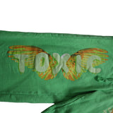 Boys Lie "TOXIC" Green Graphic Print Sweatpants Women's Size Medium