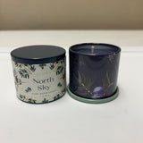 Illume North Sky Plant-Based Candle 3 Oz 85 g Decorative Tin With Lid