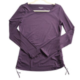 Athleta Purple Long Sleeves Scoop Neck T-Shirt, Women's Size XS